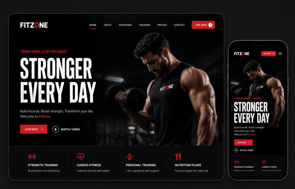 Demo concept: FitZone